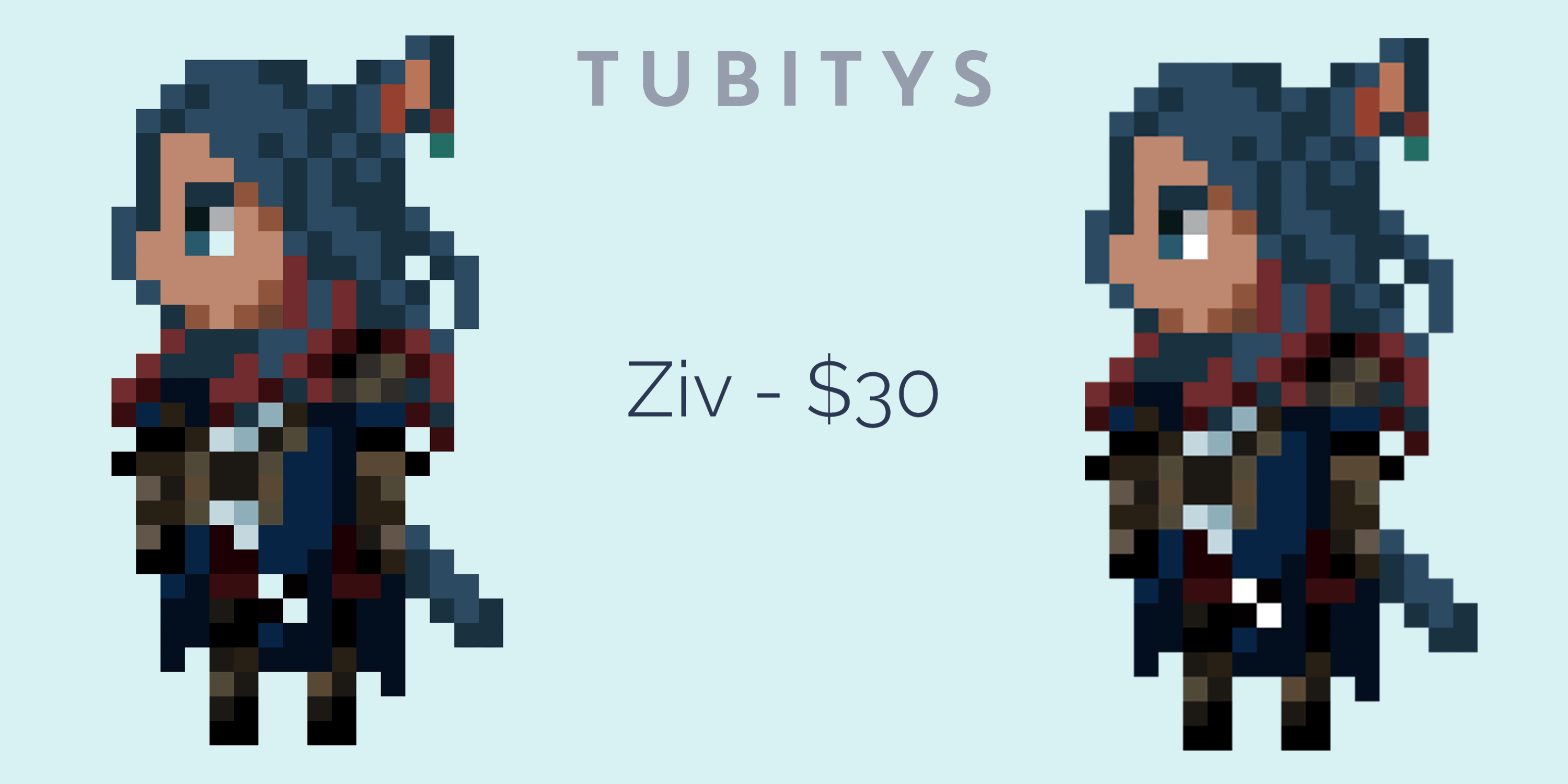 FF Inspired Pixel Art - Ziv