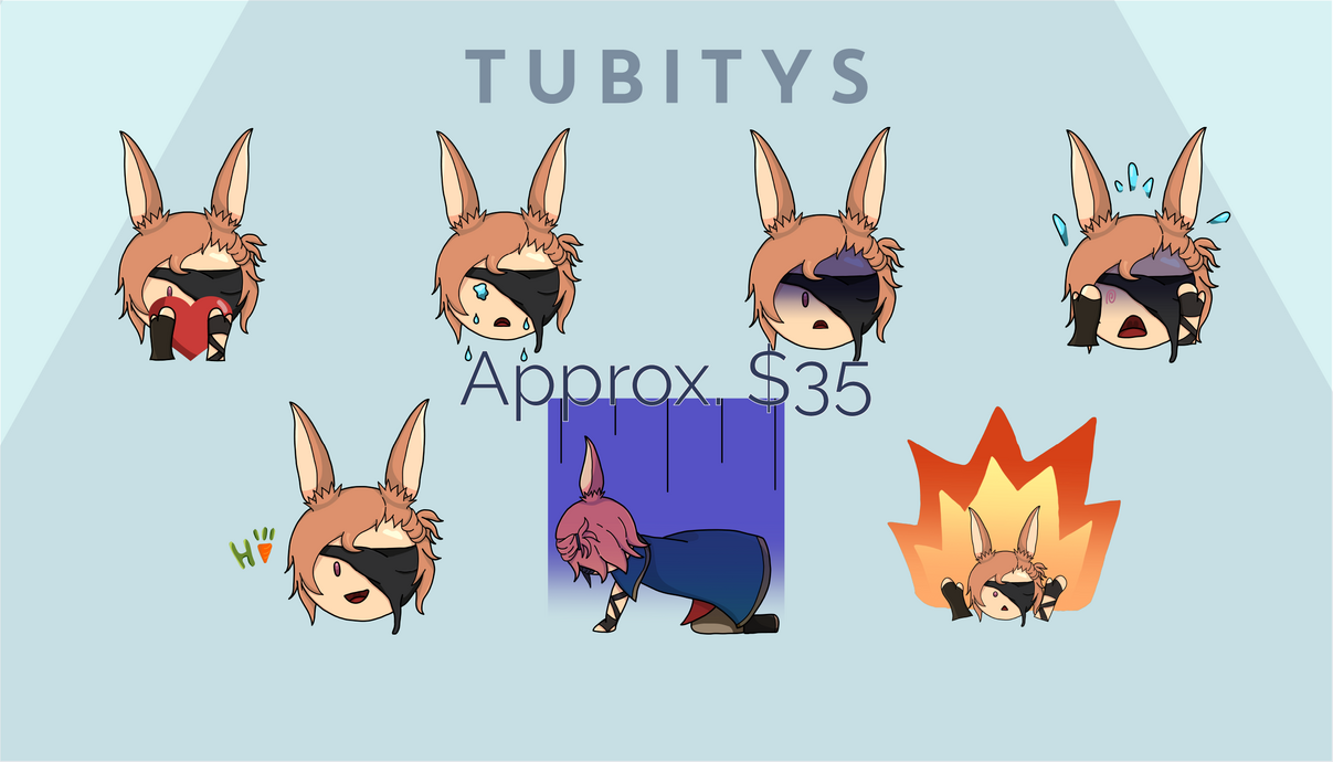 Emotes Set of 7